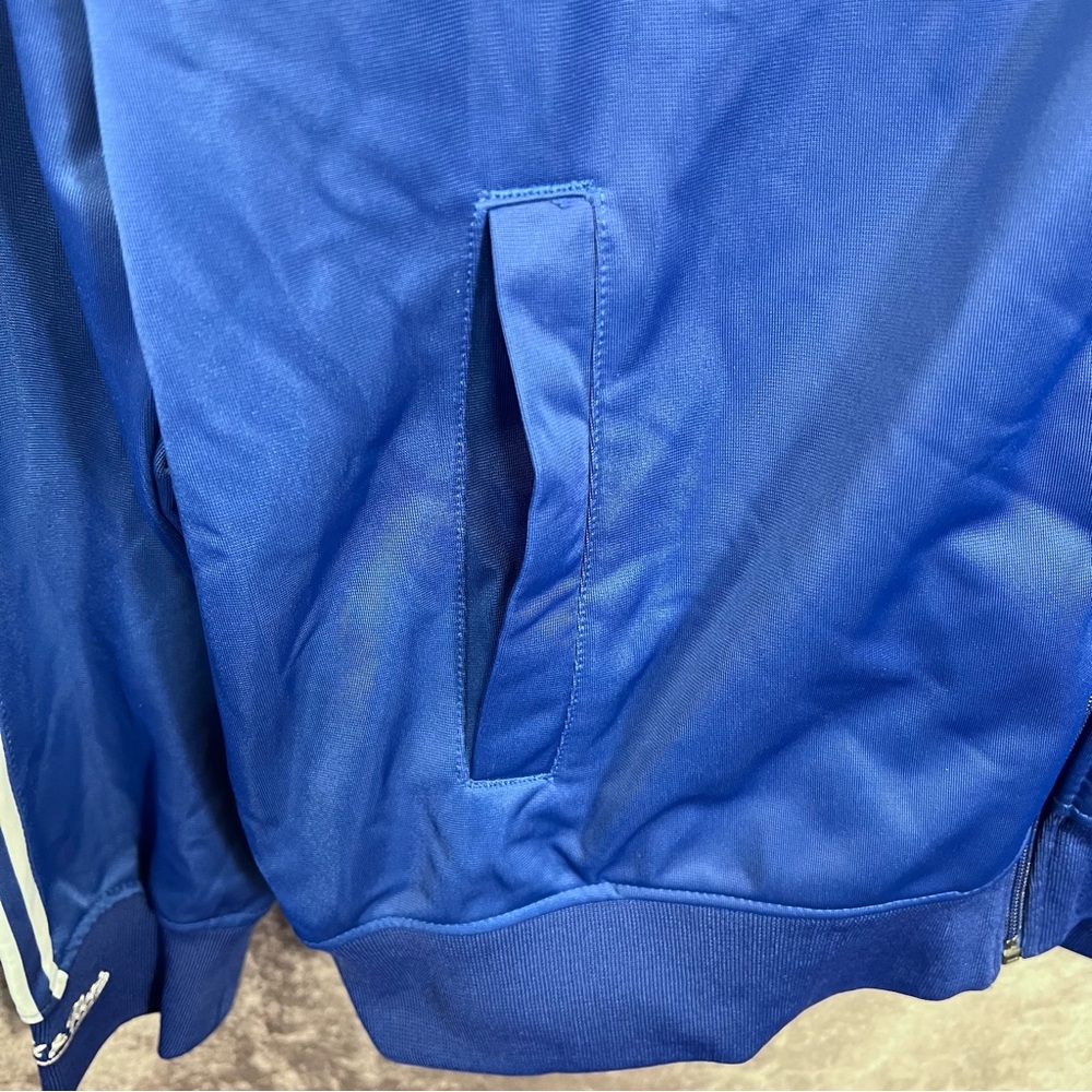 Chicago Cubs Jacket Mens Large Blue Mitchell And Ness MLB  Full Zip Cooperstown - Picture 3 of 14